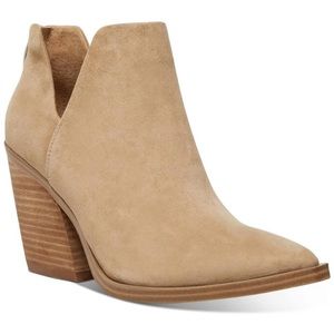 Steve Madden Camryn Tan Suede Booties